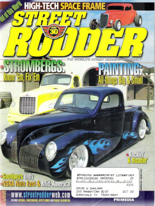 STREET RODDER 2001 NOV - RATTLE CAN CUSTOMIZING, FLATHEAD FORDS & EFI